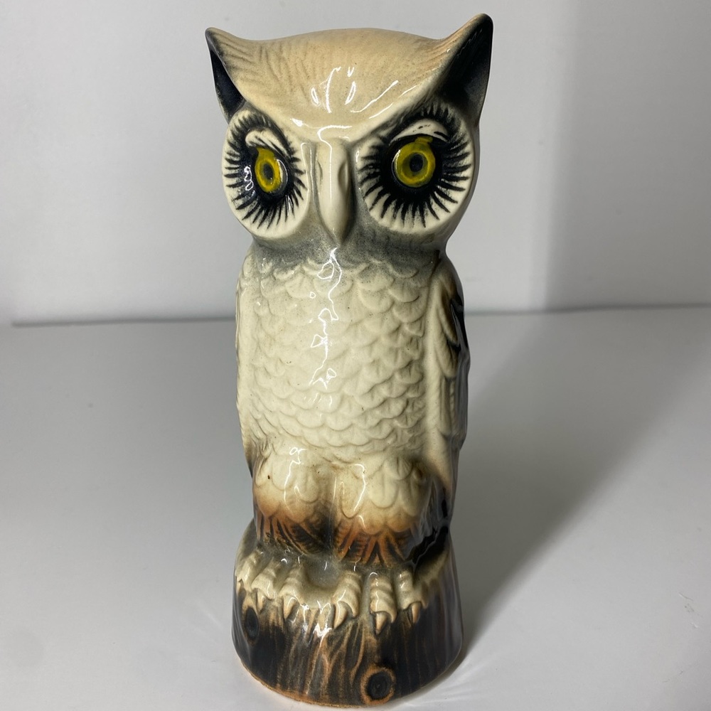 Western Savings Ceramic Owl Bank